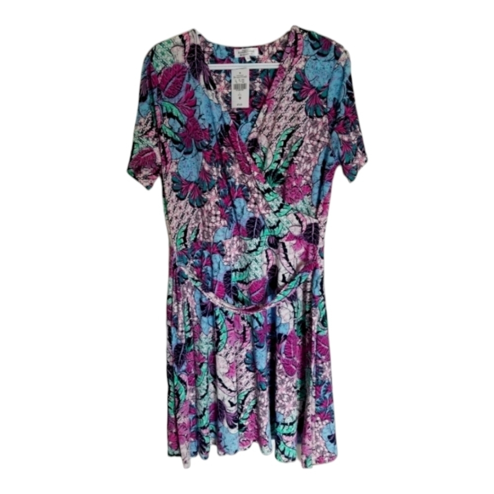 Colorful Northern Reflections Dress NWT Size LARGE